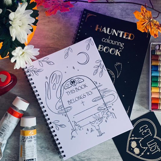 HAUNTED COLOURING BOOK