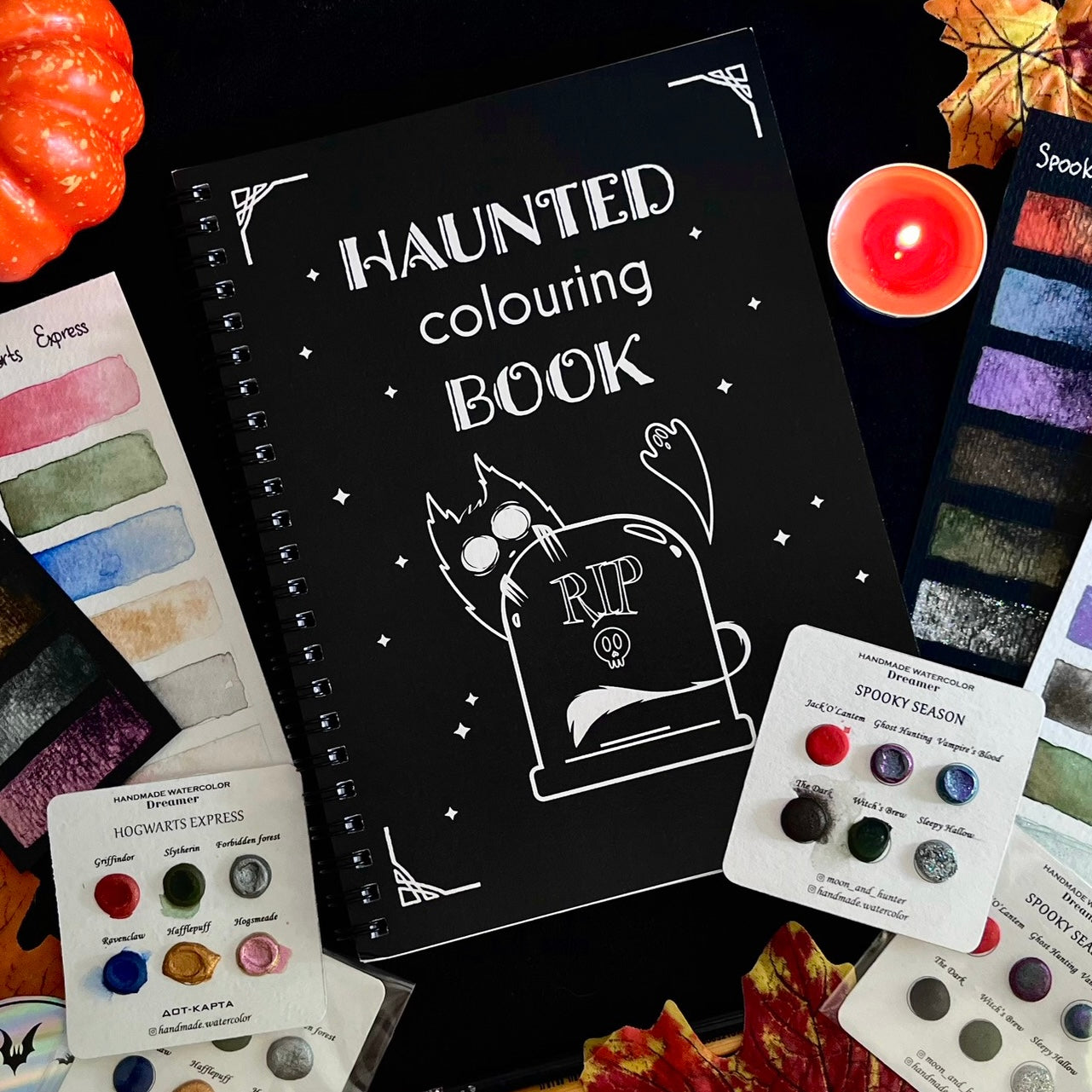 HAUNTED COLOURING BOOK