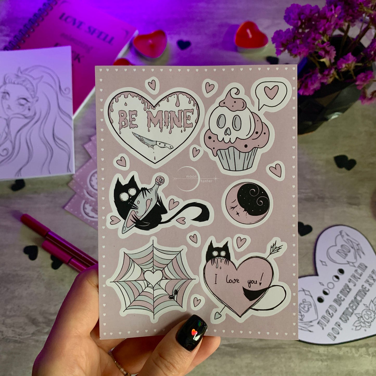 Lovely Sticker Pack 💔 - Moon&Hunter