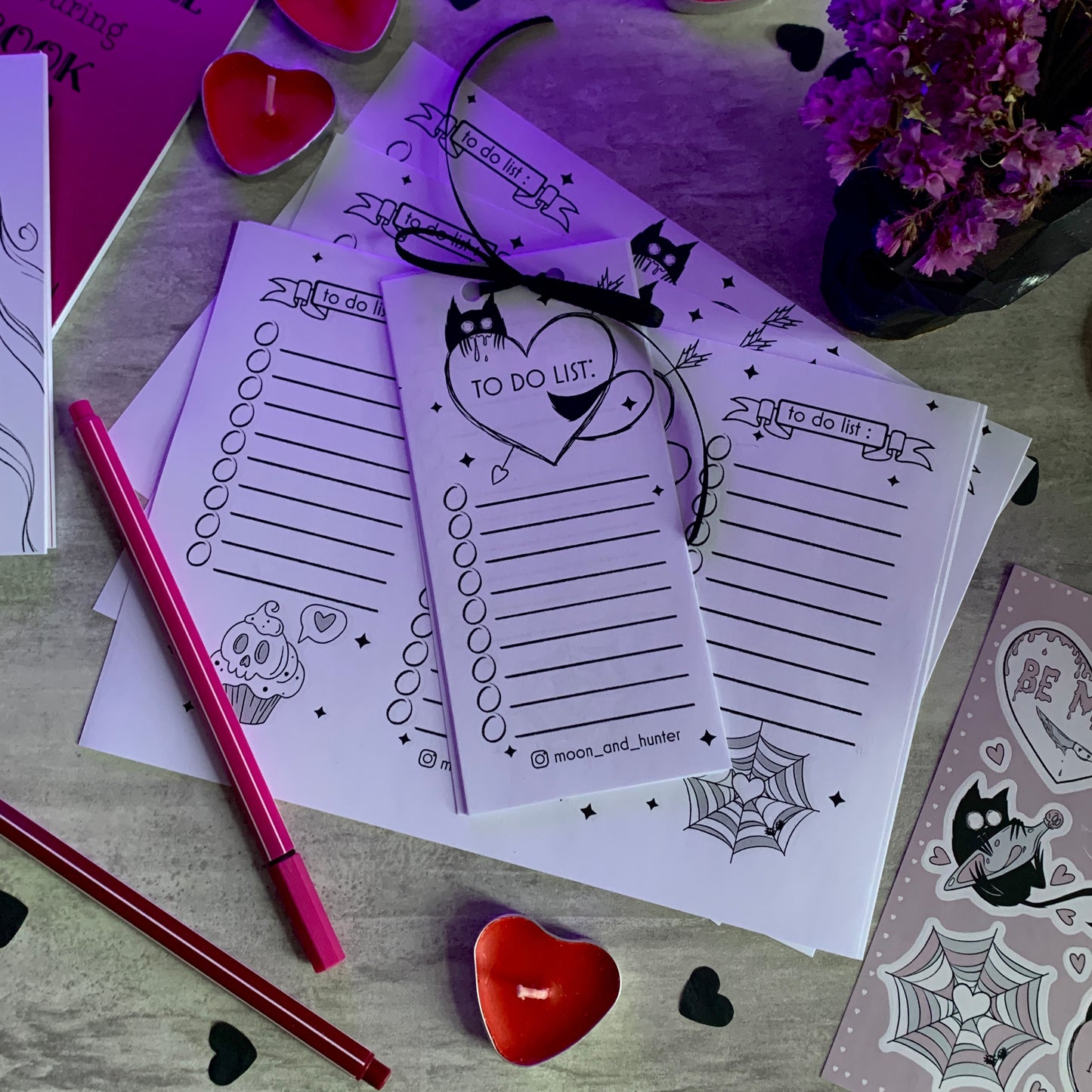 To-Do List Valentine’s Day TESTERS - Moon&Hunter