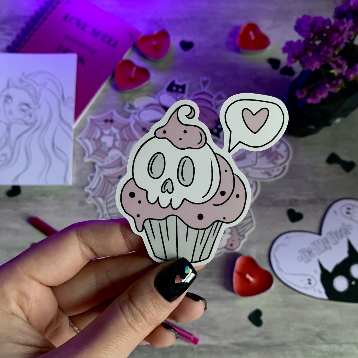 Valentines Stickers 🖤 - Moon&Hunter