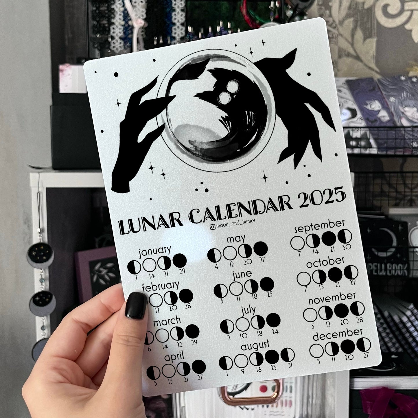 Lunar Cat Calendar 2025