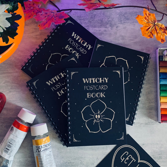 WITCHY POSTCARD BOOK