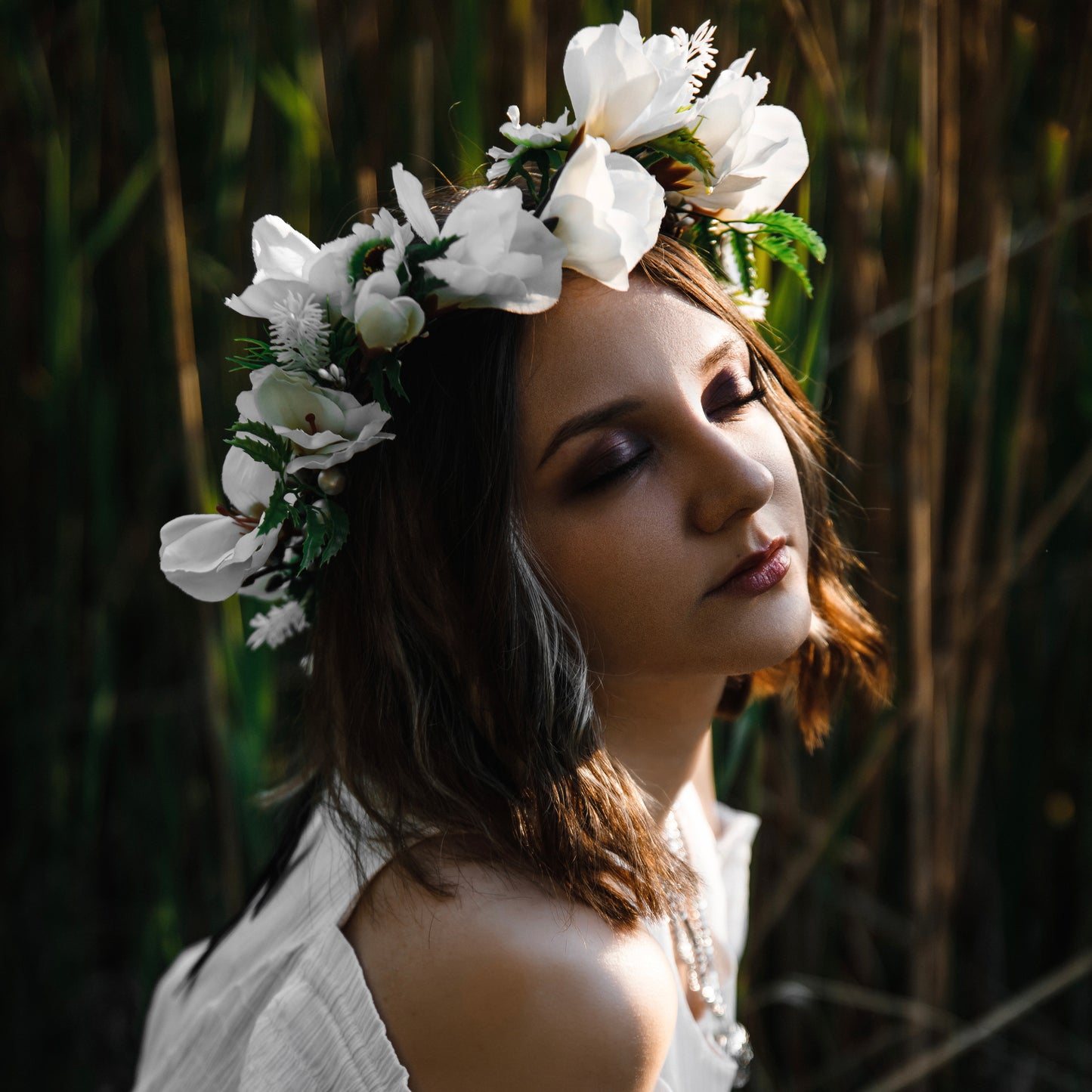 Magnolia Purity Flower Crown - Moon&Hunter