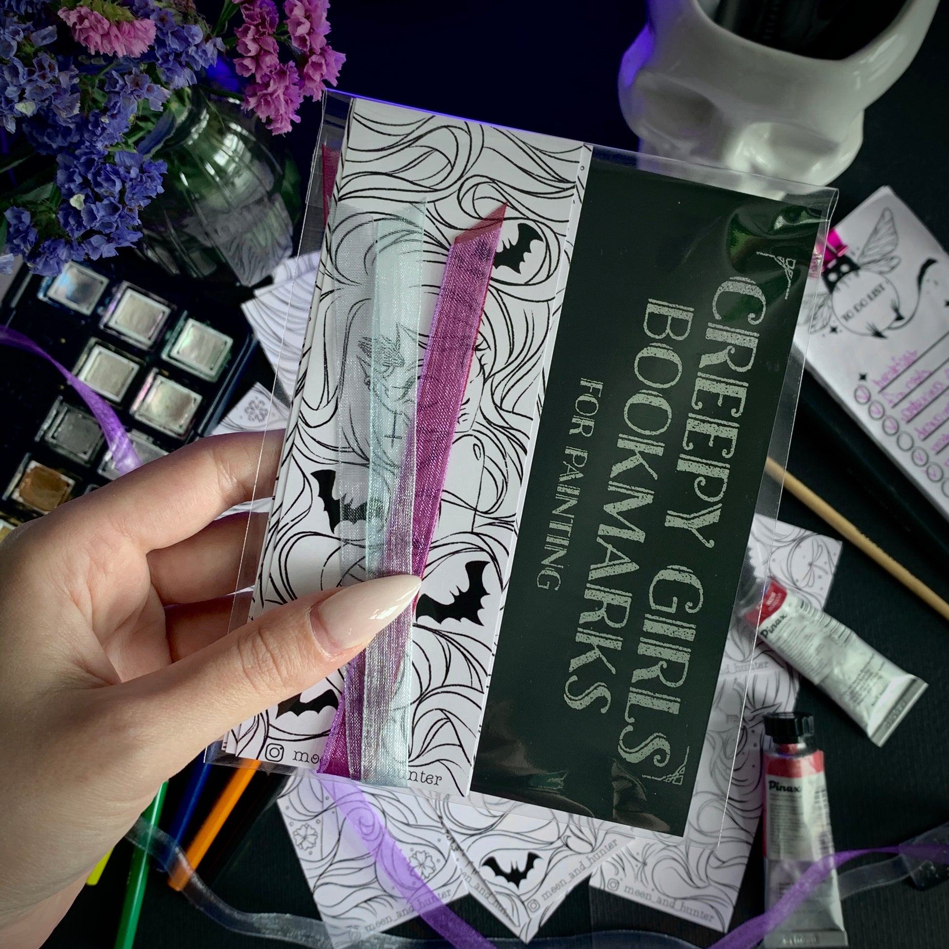 CREEPY GIRLS BOOKMARKS - Moon&Hunter