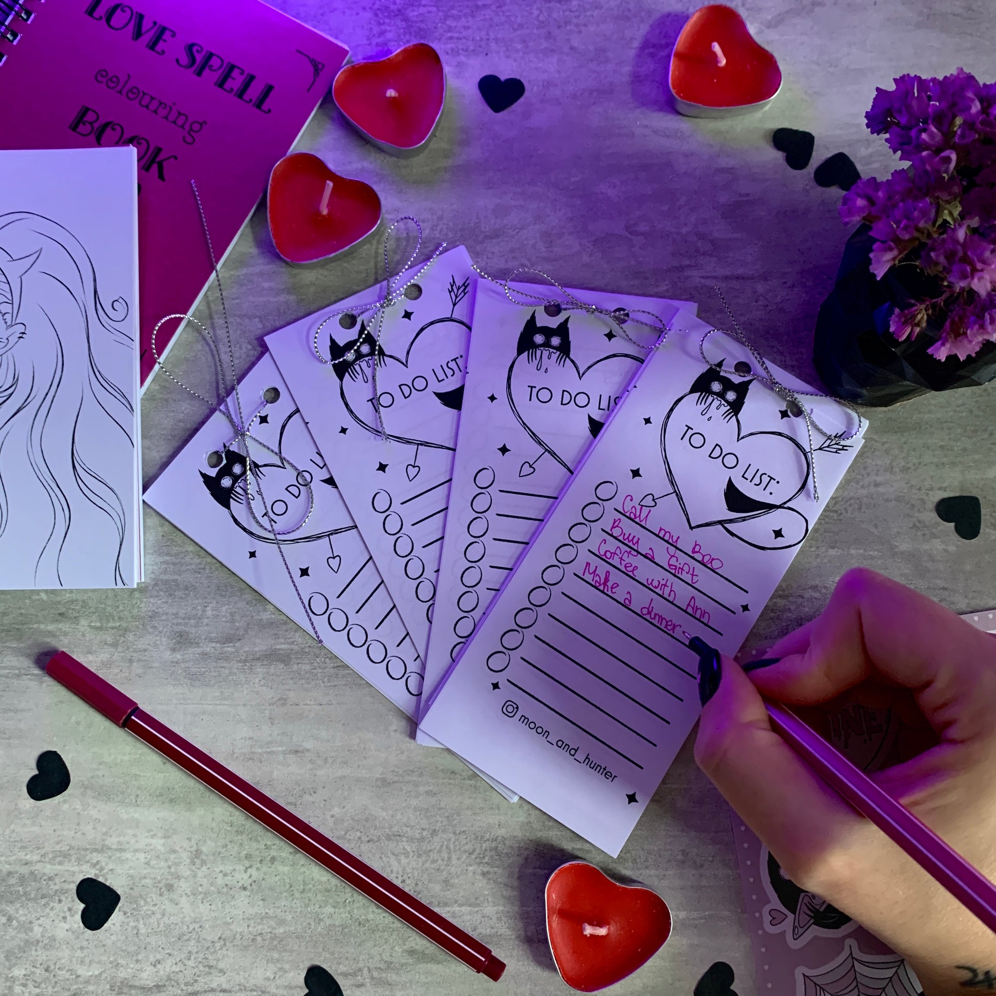 To-Do List Valentine’s Day TESTERS - Moon&Hunter