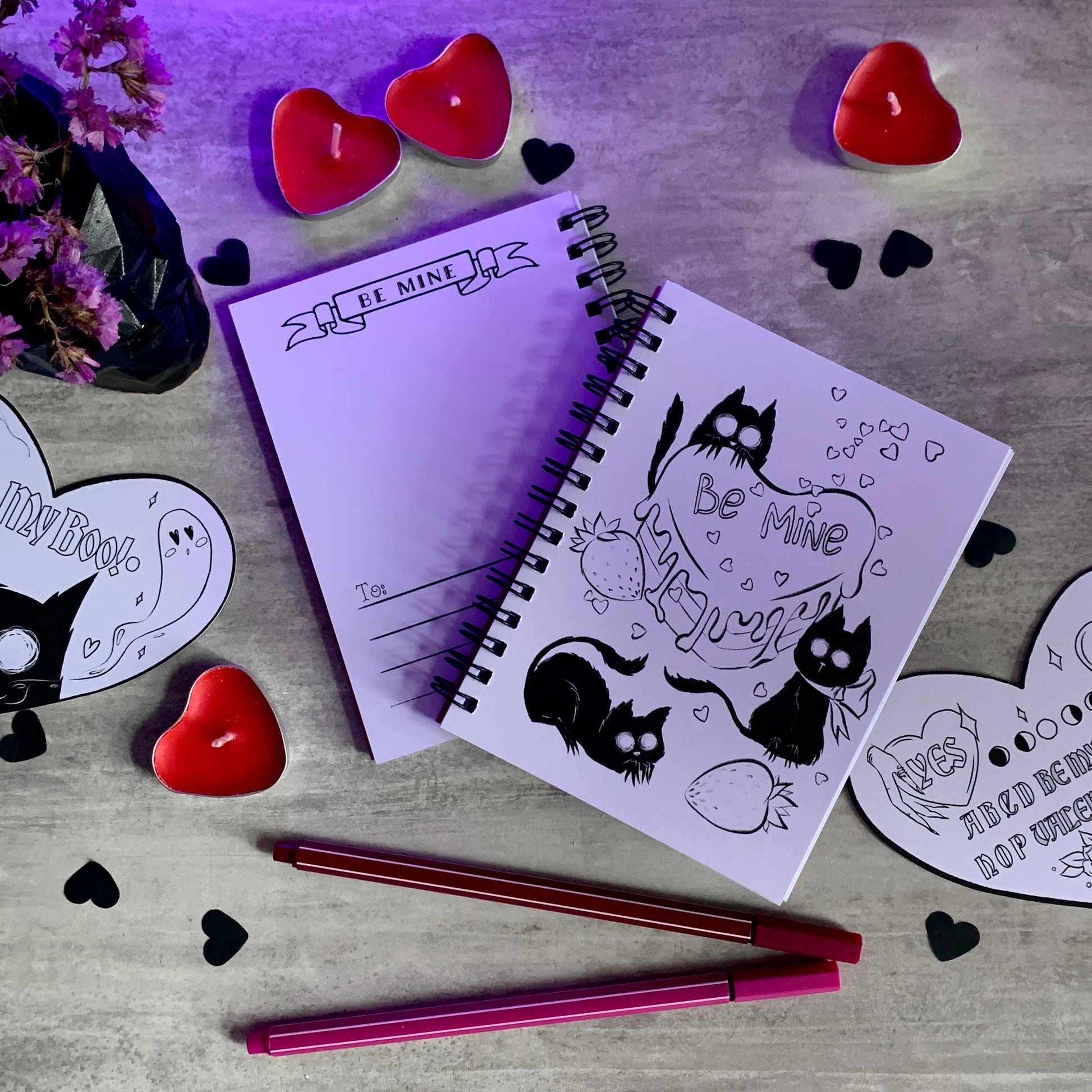 LOVE SPELL colouring BOOK - Moon&Hunter