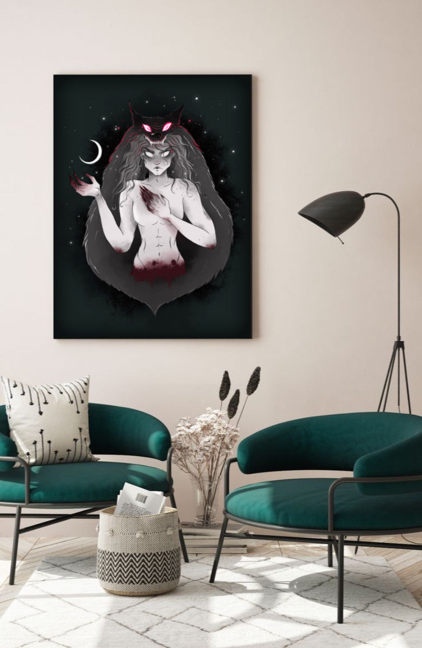 WOLF BOY canvas - Moon&Hunter