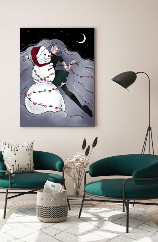 MY SNOWMAN canvas - Moon&Hunter