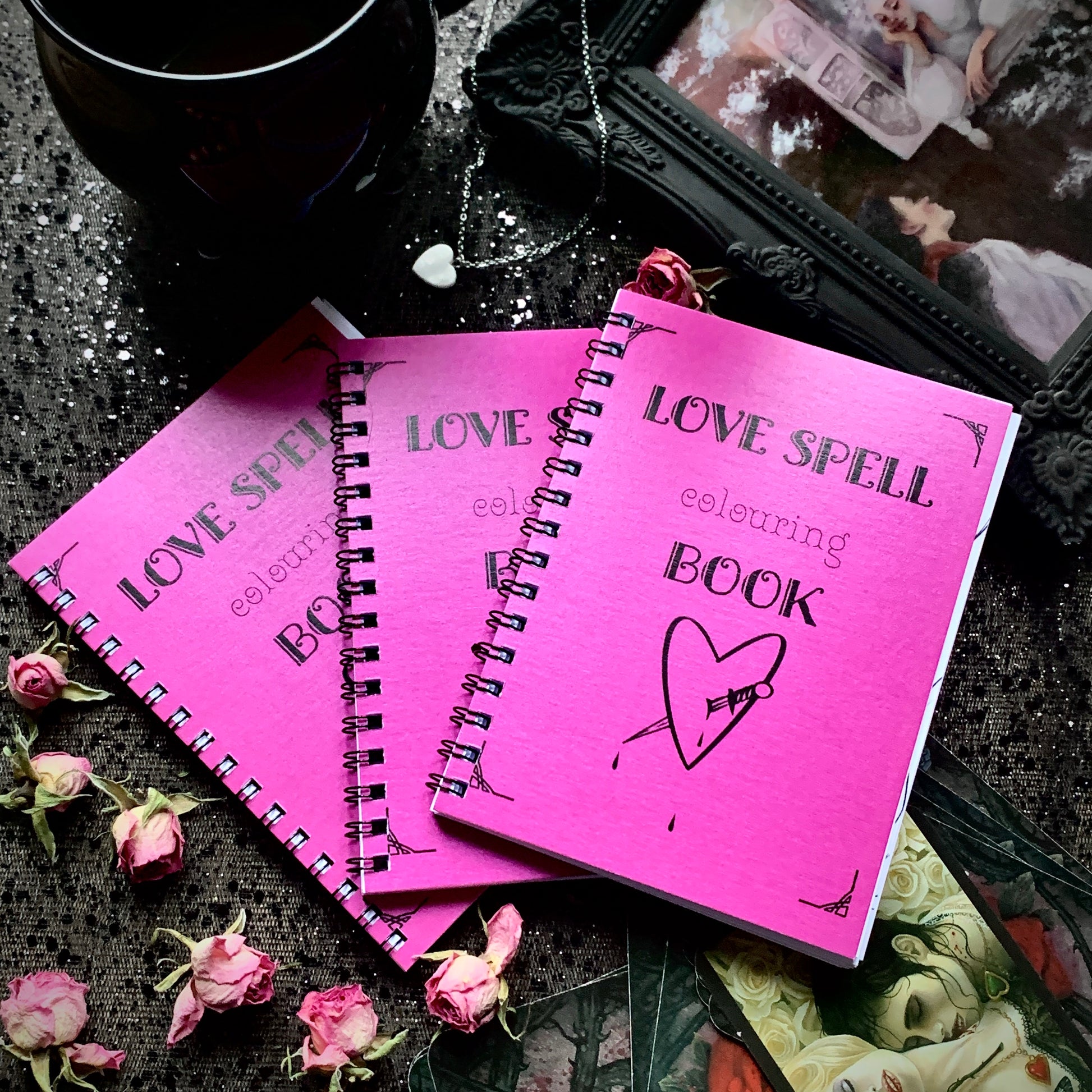 LOVE SPELL colouring BOOK - Moon&Hunter